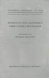 Kartonierter Einband (Kt) Manegold von Lautenbach, Liber contra Wolfelmum von 