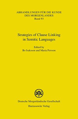 eBook (pdf) Strategies of Clause Linking in Semitic Languages de 