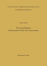E-Book (pdf) Classification and Categorization in Ancient Egypt / The Legal Register of Ramesside Private Law Instruments von Arlette David