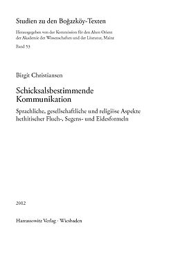 E-Book (pdf) Schicksalsbestimmende Kommunikation von Birgit Christiansen
