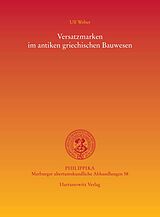 E-Book (pdf) Versatzmarken im antiken griechischen Bauwesen von Ulf Weber
