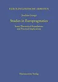 E-Book (pdf) Studies in Europragmatics von Joachim Grzega