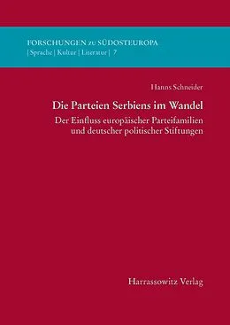 E-Book (pdf) Die Parteien Serbiens im Wandel von Hanns Schneider