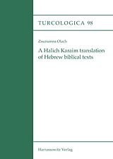 eBook (pdf) A Halich Karaim translation of Hebrew biblical texts de Zsuzsanna Olach