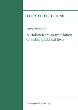 E-Book (pdf) A Halich Karaim translation of Hebrew biblical texts von Zsuzsanna Olach