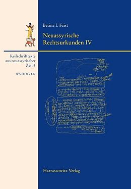 E-Book (pdf) Neuassyrische Rechtsurkunden IV von Betina Faist