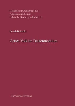 E-Book (pdf) Gottes Volk im Deuteronomium von Dominik Markl