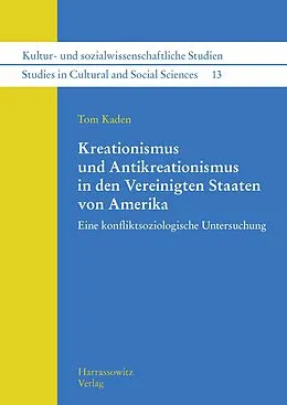 E-Book (pdf) Kreationismus und Antikreationismus in den Vereinigten Staaten von Amerika von Tom Kaden