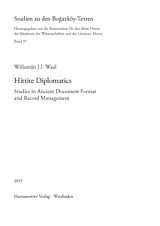 eBook (pdf) Hittite Diplomatics de Willemijn J. I. Waal