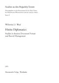E-Book (pdf) Hittite Diplomatics von Willemijn J. I. Waal