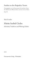 eBook (pdf) Hittite Scribal Circles de Shai Gordin