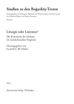 E-Book (pdf) Liturgie oder Literatur? von 