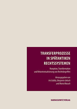 E-Book (pdf) Transferprozesse in spätantiken Rechtssystemen von 