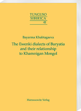 eBook (pdf) The Ewenki dialects of Buryatia and their relationship to Khamnigan Mongol de Bayarma Khabtagaeva