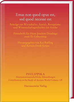 E-Book (pdf) Emas non quod opus est, sed quod necesse est von 
