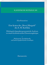 E-Book (pdf) Eine Syntax des Novyj Margarit des A. M. Kurbskij von Elias Bounatirou