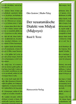 E-Book (pdf) Der neuaramäische Dialekt von Midyat (Miyoyo) von Otto Jastrow, Shabo Talay