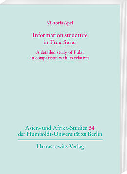 eBook (pdf) Information structure in Fula-Serer de Viktoria Apel