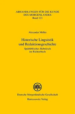 E-Book (pdf) Historische Linguistik und Redaktionsgeschichte von Alexander Müller