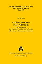E-Book (pdf) Arabische Kunstprosa im 14. Jahrhundert von Werner Diem