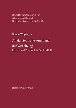 E-Book (pdf) An der Schwelle zum Land der Verheißung von Simon Weyringer