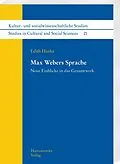 PDF Max Webers Sprache von Edith Hanke