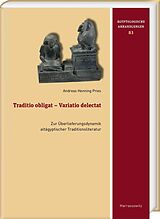E-Book (pdf) Traditio obligat  Variatio delectat von Andreas Henning Pries
