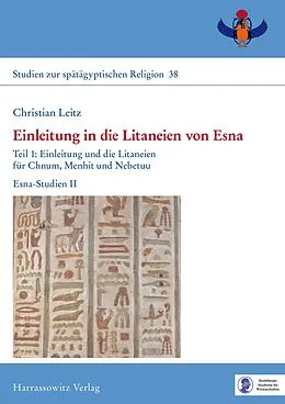 E-Book (pdf) Einleitung in die Litaneien von Esna von Christian Leitz