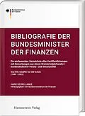 E-Book (pdf) Bibliografie der Bundesminister der Finanzen von Hans-Georg Lange