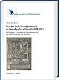 E-Book (pdf) Drucken in der Handpressenzeit von Christoph Reske