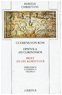 Fester Einband Epistola ad Corinthios /Brief an die Korinther von Clemens von Rom