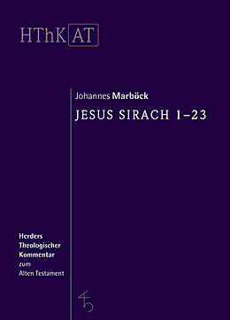 Fester Einband Jesus Sirach 1-23 von Johannes Marböck