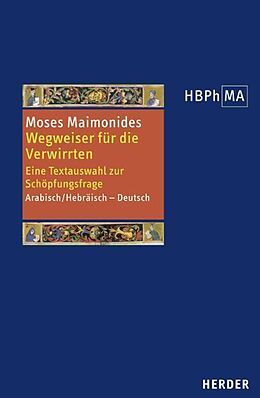 Fester Einband Wegweiser für die Verwirrten von Moses Maimonides