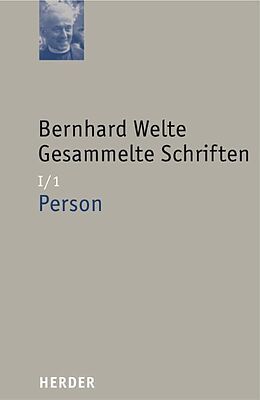 Fester Einband Person von Bernhard Welte