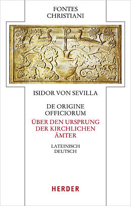 Fester Einband De origine officiorum - Über den Ursprung der kirchlichen Ämter von Isidor von Sevilla