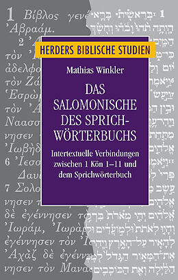 Fester Einband Das Salomonische des Sprichwörterbuchs von Mathias Winkler