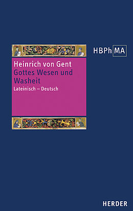 Fester Einband Gottes Wesen und Washeit von Heinrich von Gent