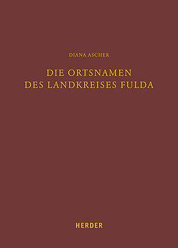 Fester Einband Die Ortsnamen des Landkreises Fulda von Diana Ascher
