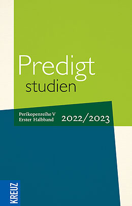 Fester Einband Predigtstudien 2022/2023 - 1. Halbband von 