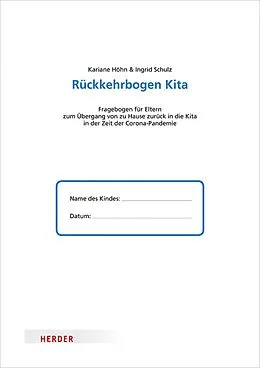 E-Book (pdf) Rückkehrbogen Kita von Kariane Höhn, Ingrid Elisabeth Schulz