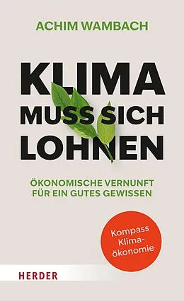 E-Book (pdf) Klima muss sich lohnen von Achim Wambach