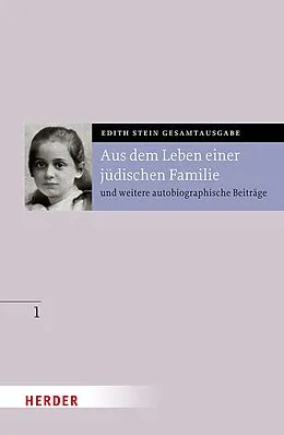 E-Book (pdf) Aus dem Leben einer jüdischen Familie von Edith Stein