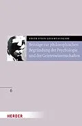 E-Book (pdf) Beiträge zur philosophischen Begründung der Psychologie und der Geisteswissenschaften von Edith Stein