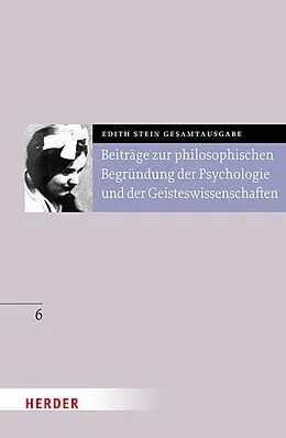E-Book (pdf) Beiträge zur philosophischen Begründung der Psychologie und der Geisteswissenschaften von Edith Stein