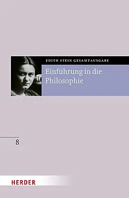 E-Book (pdf) Einführung in die Philosophie von Edith Stein