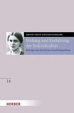 E-Book (pdf) Bildung und Entfaltung der Individualität von Edith Stein