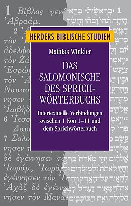 E-Book (pdf) Das Salomonische des Sprichwörterbuchs von Mathias Winkler
