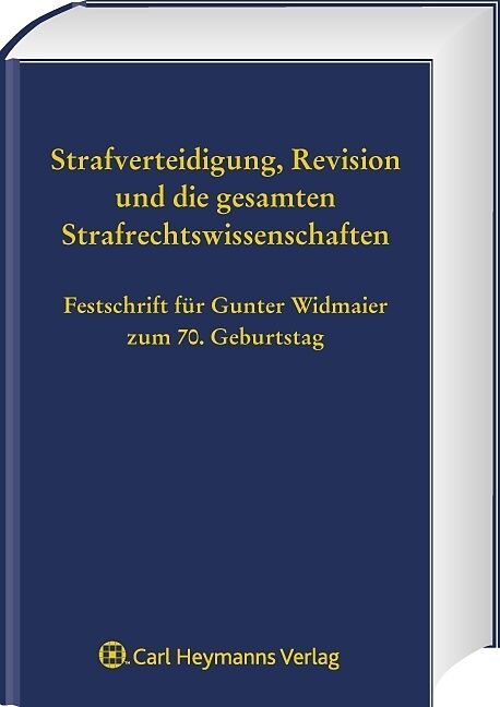 Festschrift für Gunter Widmaier zum 70. Geburtstag