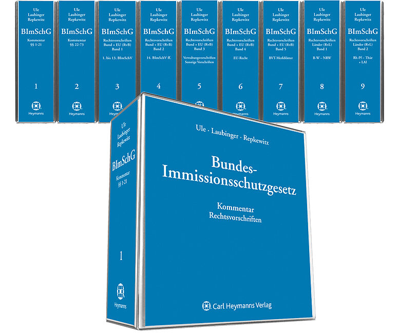 Bundes-Immissionsschutzgesetz - Hans-Werner Laubinger, Ulrich Repkewitz ...