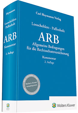 Fester Einband Allgemeine Rechtsschutzbedingungen (ARB) von 